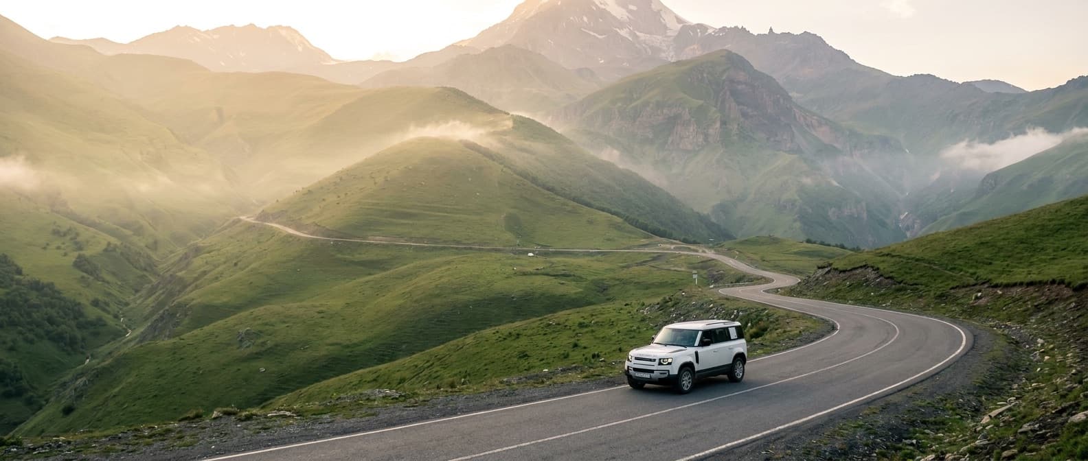 Kazbegi road, Georgia